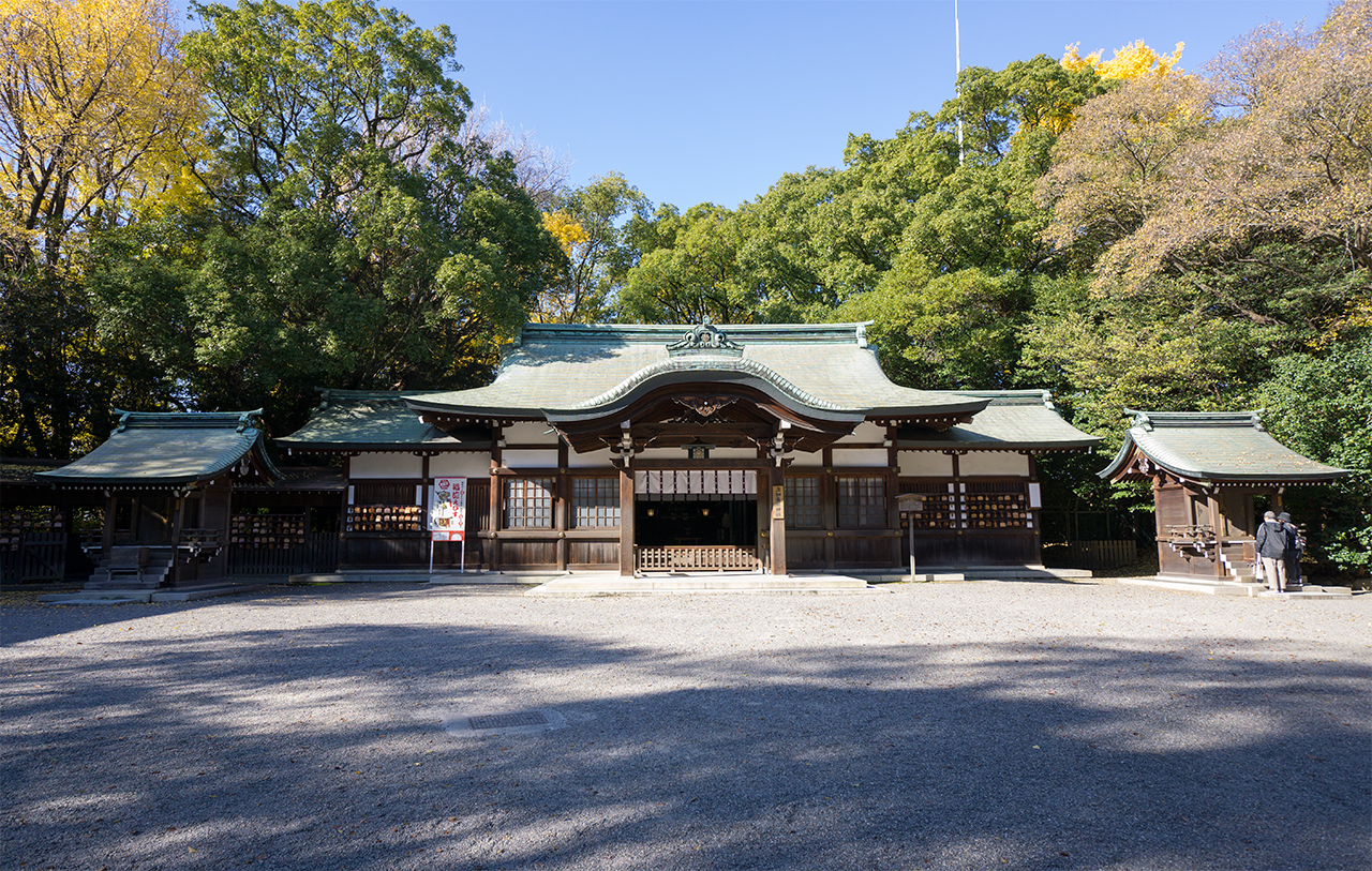 上知我麻神社 社殿