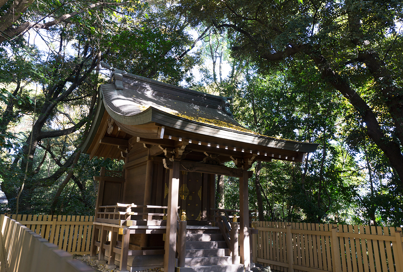 日割御子神社 社殿