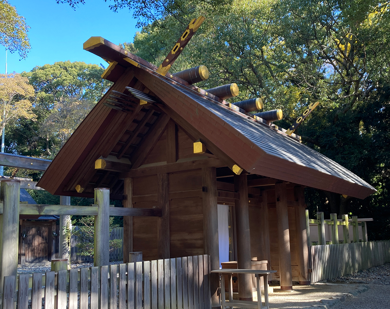 熱田神宮 別宮八件宮 拝殿横