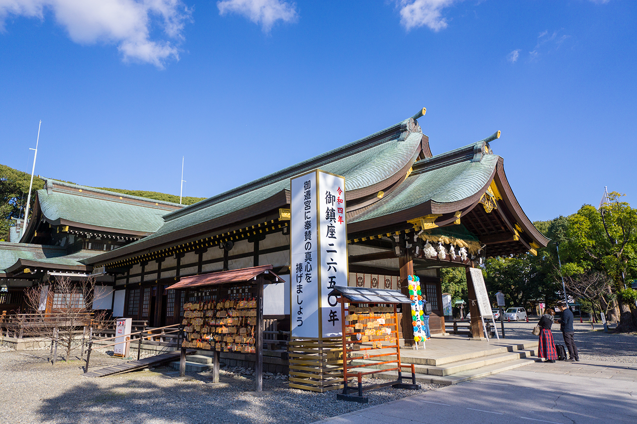 真清田神社 拝殿・祭文殿・渡殿