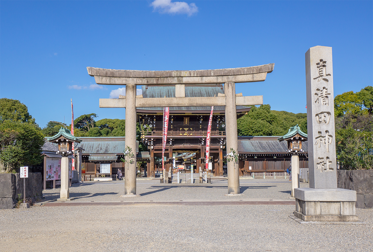 真清田神社 大鳥居