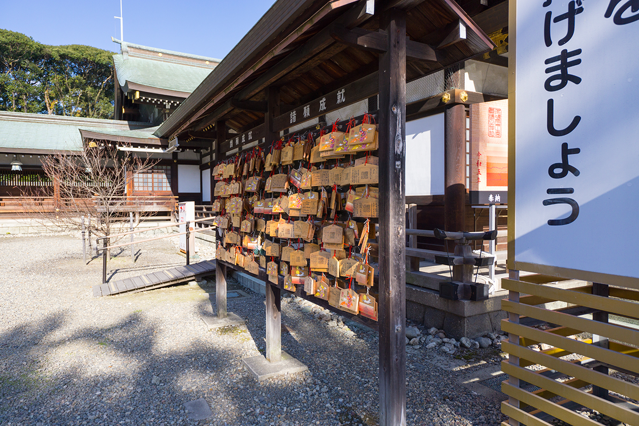真清田神社 絵馬掛け所