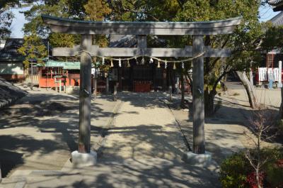 冨吉建速神社 八劔社 鳥居