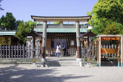 豊国神社 鳥居と拝殿
