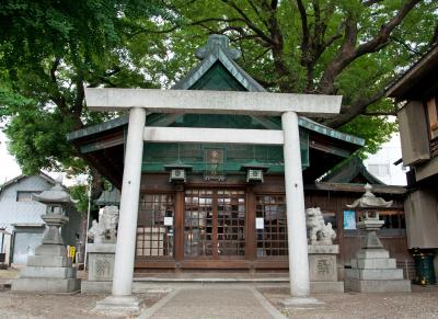 金山神社 鳥居と拝殿