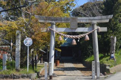 八劔神社神明社合殿 鳥居