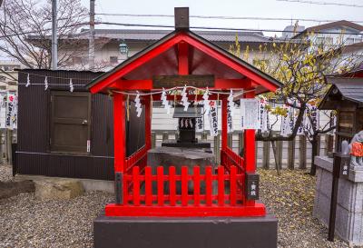 山田天満宮 楠の切株の社殿