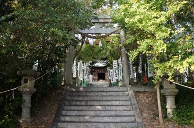 羽豆神社 鳥居と拝殿