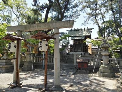 棚尾神社 鳥居と拝殿