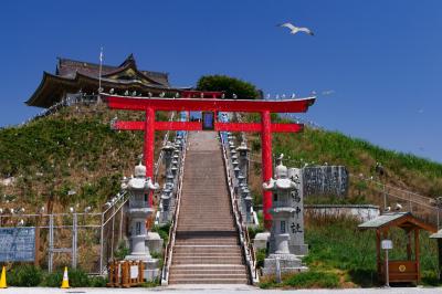 蕪嶋神社 鳥居と本殿