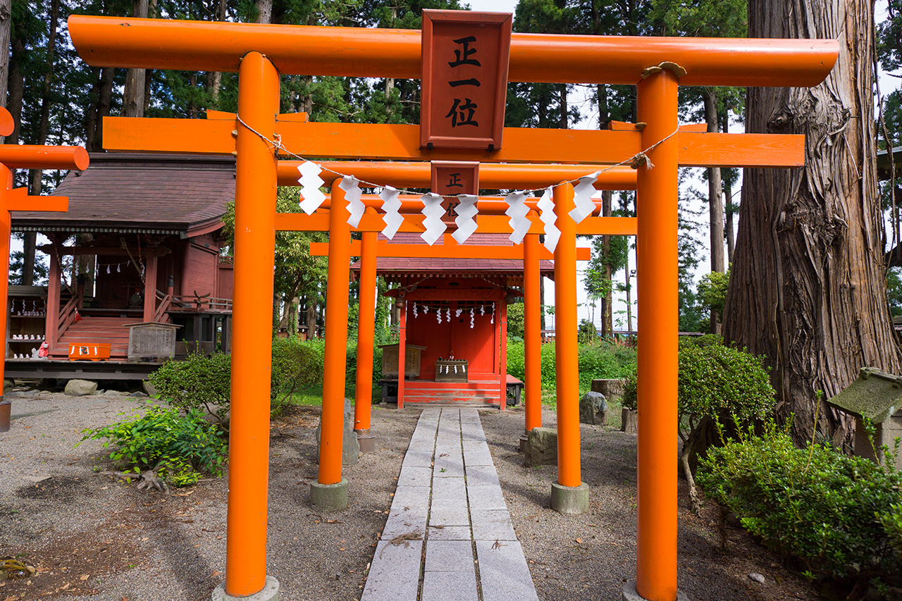 松福稲荷神社の鳥居