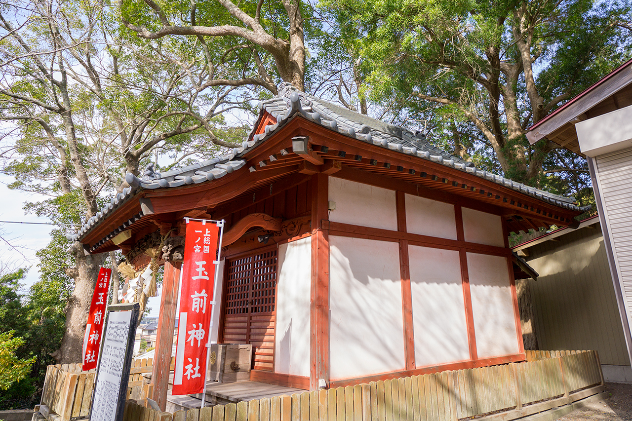 十二社 社殿 横