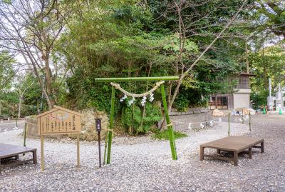 玉前神社 はだしの道