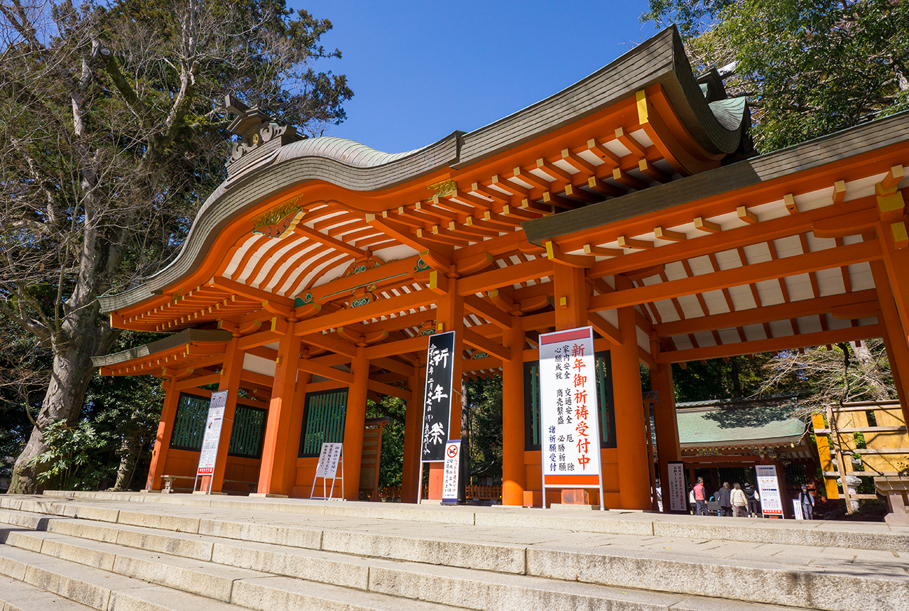 総門 斜め