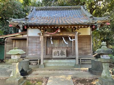 安房須神社 拝殿
