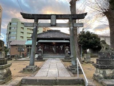 平潟神社 鳥居と拝殿
