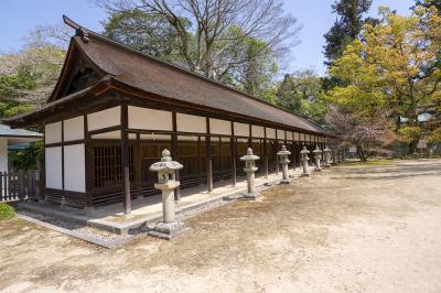 大山祇神社 十七神社 社殿左から