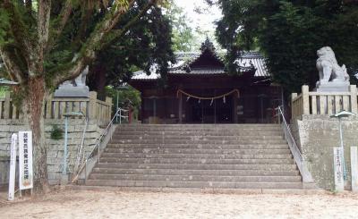 大浜八幡大神社 石段と拝殿