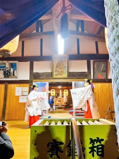 大足智姫神社 年越祭の様子