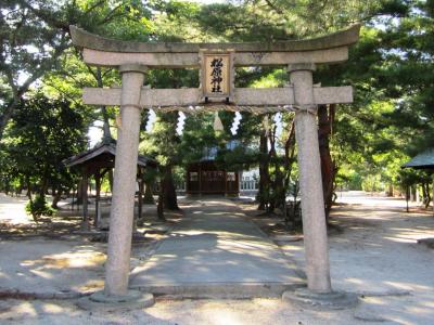 松原神社 鳥居と拝殿
