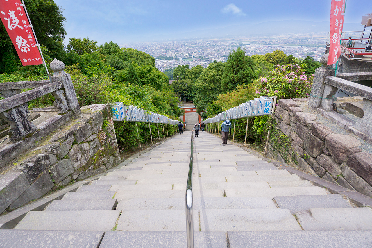 131段の石段 下り