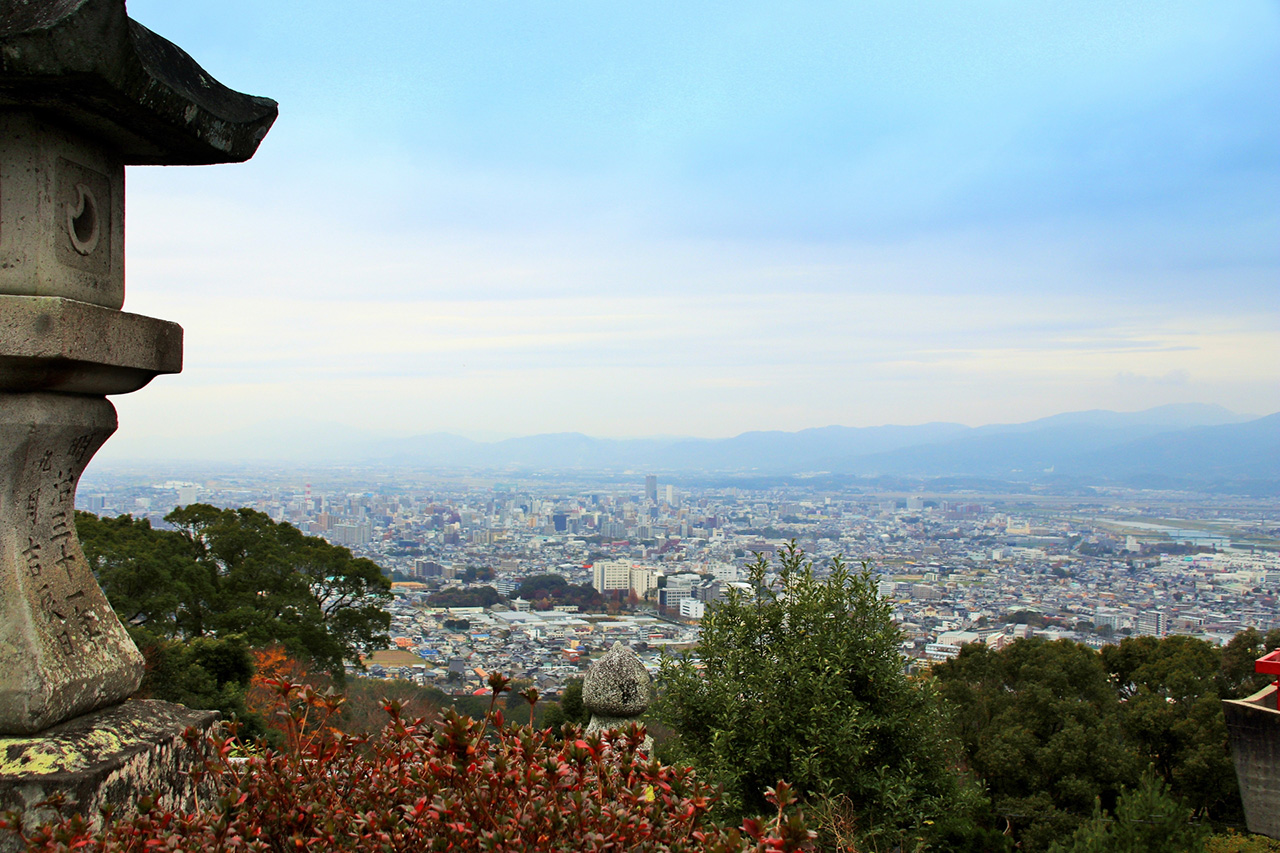 高良大社からの絶景