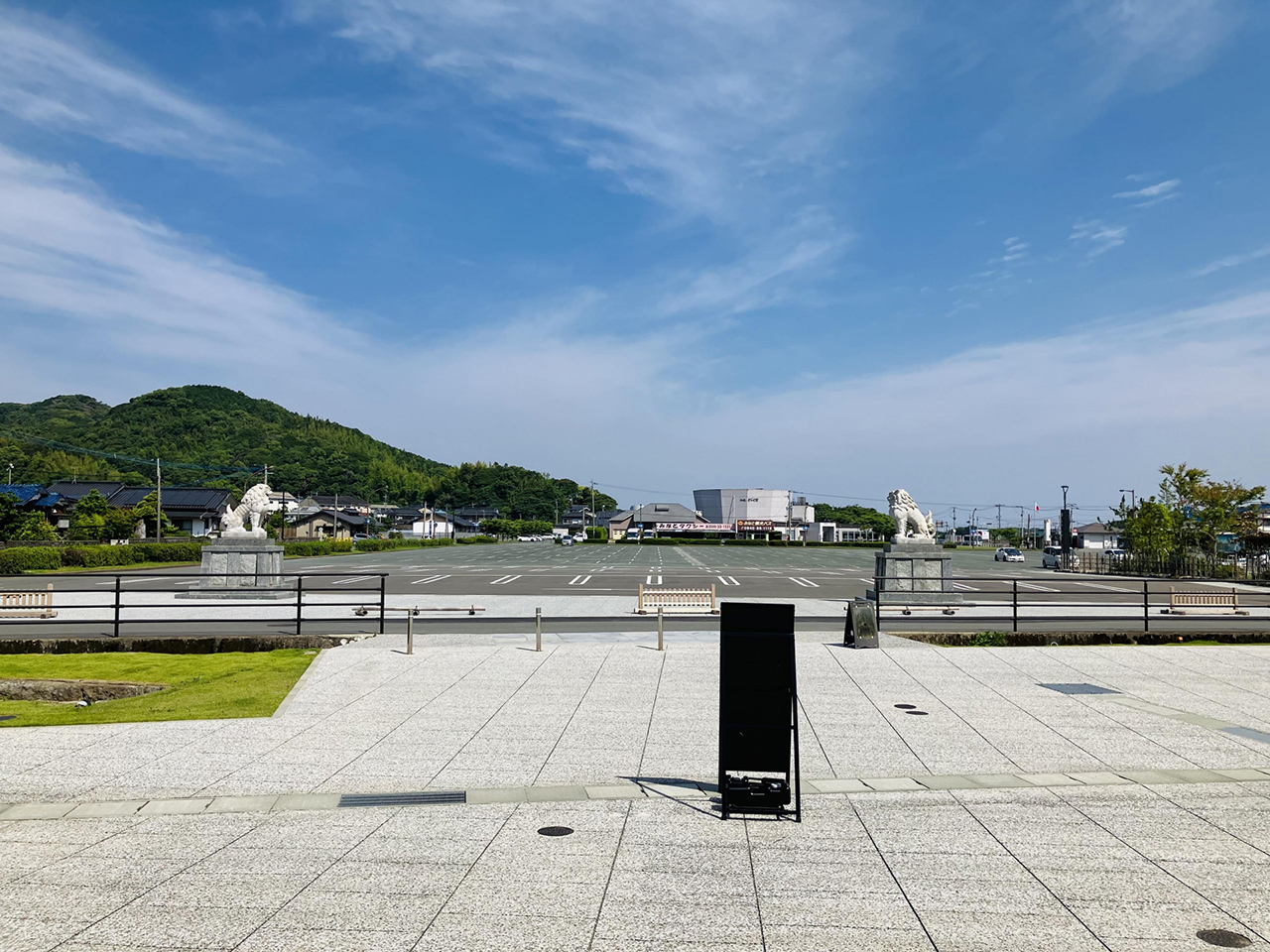 宗像大社 辺津宮の駐車場