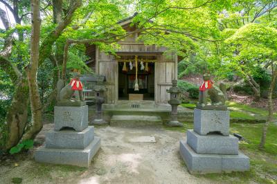 竈門神社 竈門神社 式部稲荷社 拝殿