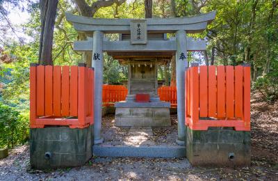 香椎宮 早辻神社 鳥居と社殿