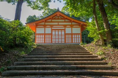 香椎宮 階段上の頓宮社殿