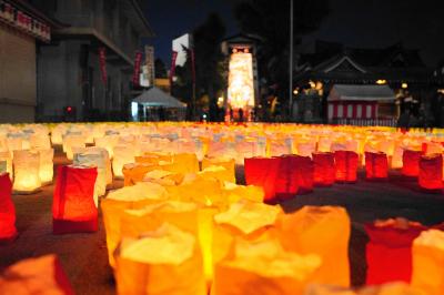 櫛田神社 博多おくんち 千灯明
