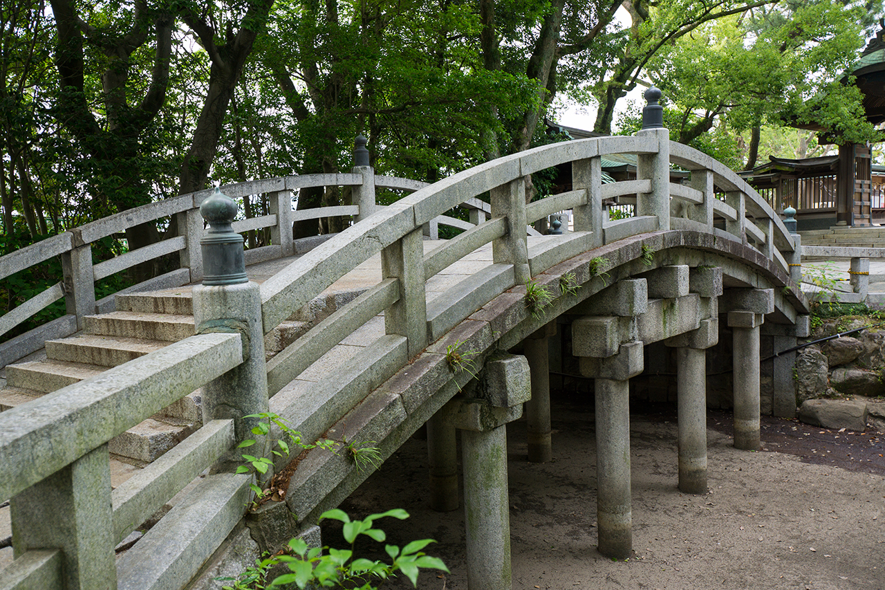 太鼓橋　斜め