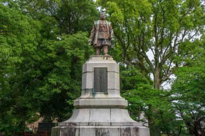 水天宮 眞木和泉守の銅像