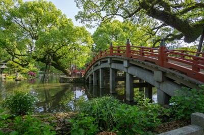 太宰府天満宮 心字池と橋