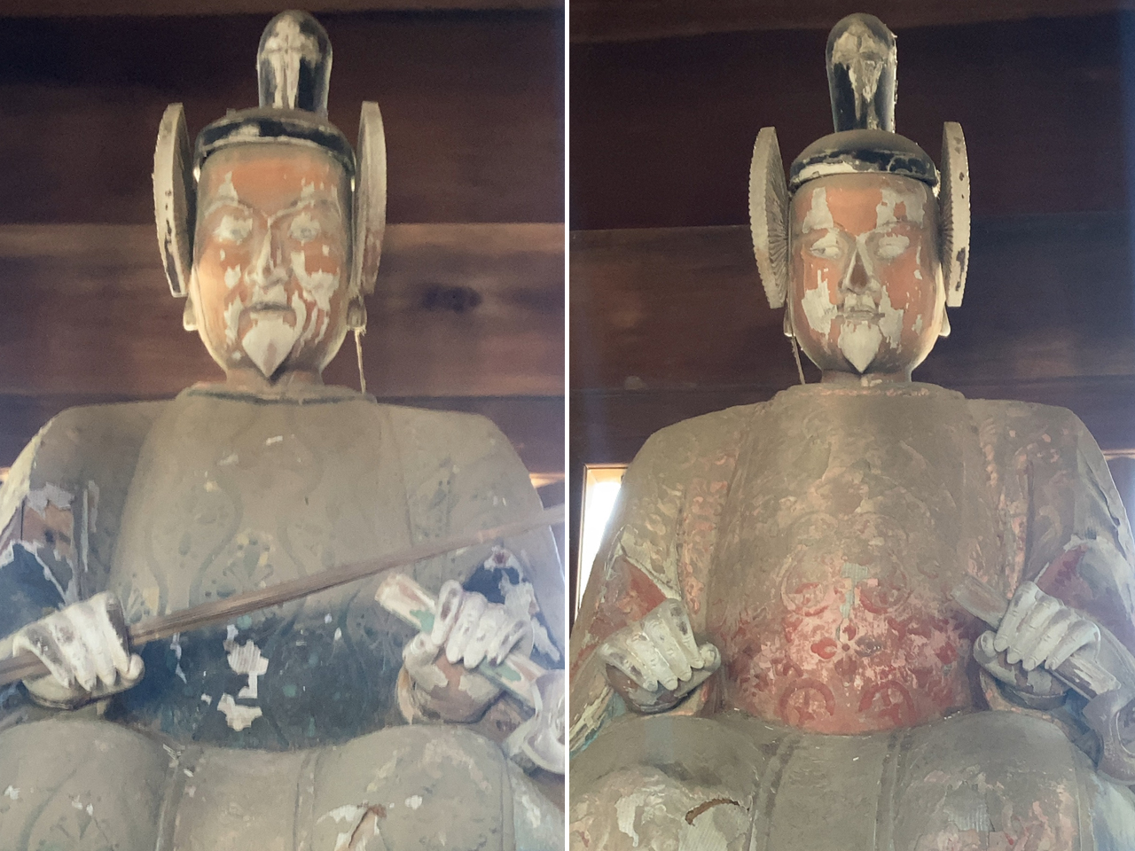 楼門の随身像