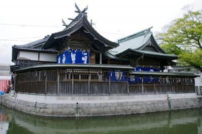 沖端水天宮 拝殿と本殿