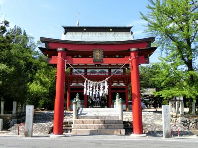 飯野八幡宮 鳥居と楼門