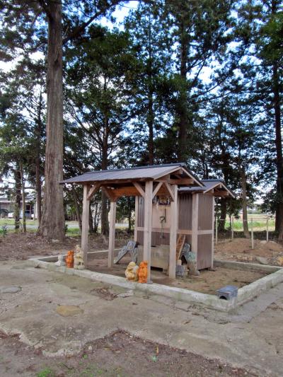 御刀神社 仮社殿