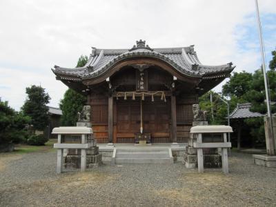 加毛神社 拝殿