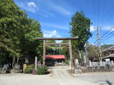 白鳥神社 鳥居と拝殿