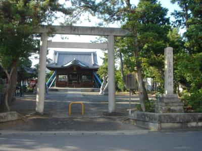 墨俣神社 鳥居と拝殿