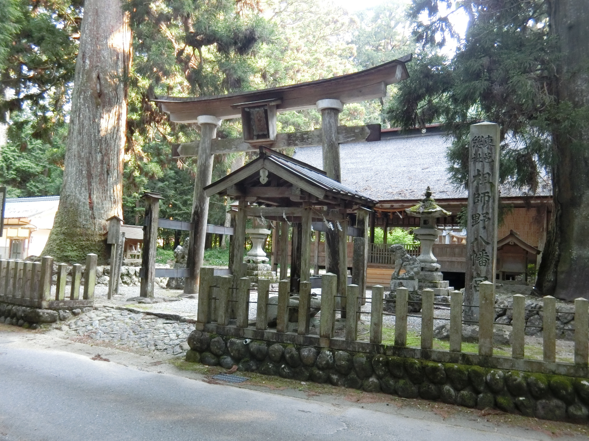 鳥居と拝殿