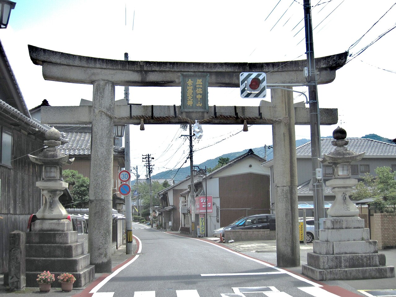 南宮大社 石鳥居