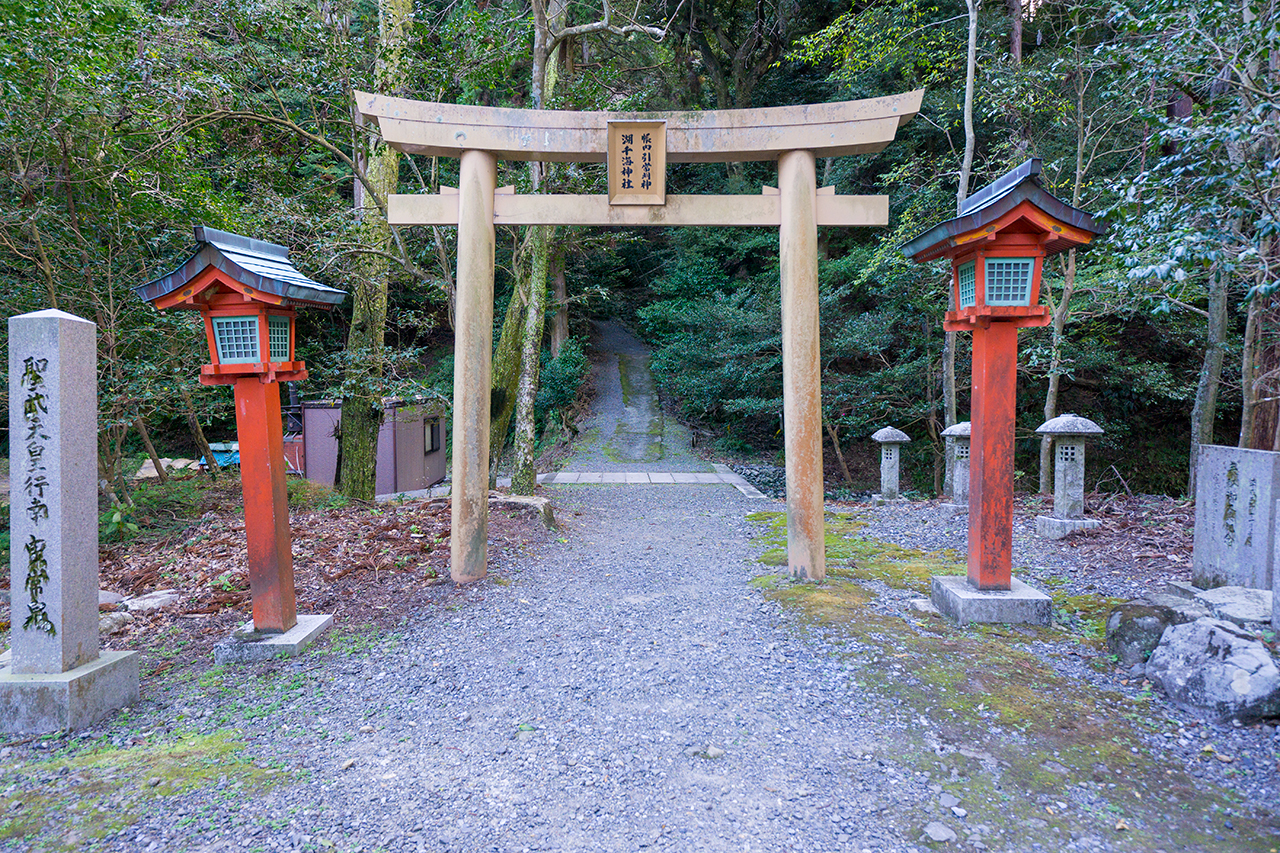 南宮大社 湖千海社 鳥居