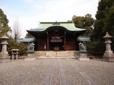 溝旗神社 拝殿