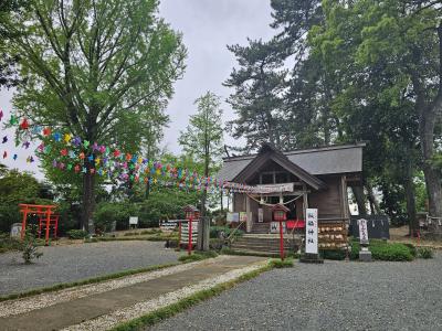飯福神社 参道と拝殿