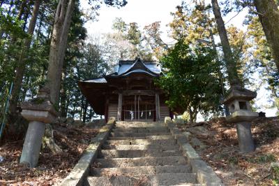 武内神社 参道と拝殿