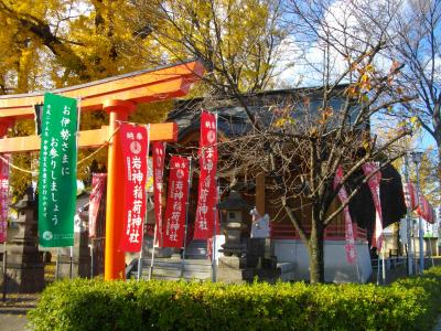 岩神稲荷神社 鳥居と拝殿