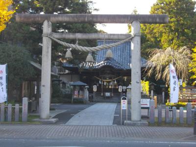 前橋東照宮 鳥居と拝殿