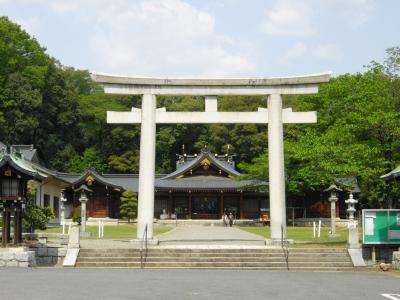 群馬縣護國神社 鳥居と拝殿